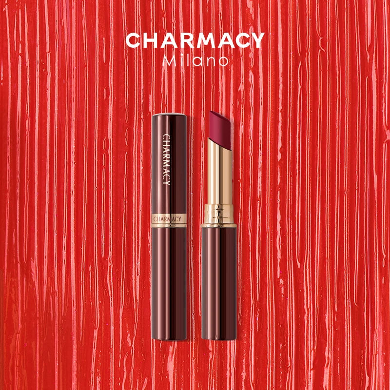 E CHARMACY Rouge à lèvres velours waterproof 16 couleurs, facile à porter, longue tenue, mat, maquillage pour les lèvres, cosmétique