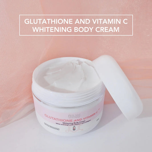 Coffret de soins éclaircissants F AILKE, au glutathion et à la vitamine C, pour une peau plus lumineuse et plus lisse, réduit les taches brunes, nettoie la peau et hydrate.