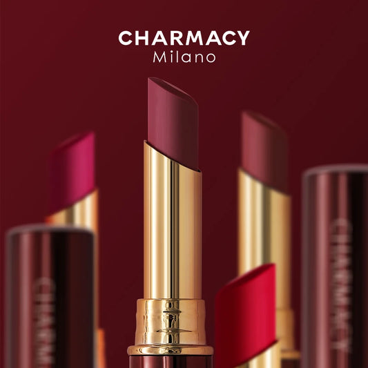E CHARMACY Rouge à lèvres velours waterproof 16 couleurs, facile à porter, longue tenue, mat, maquillage pour les lèvres, cosmétique