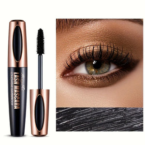 E Mascara WS 4D Lash Cils noirs Waterproof et anti-bavures Longue tenue Sans desquamation Naturel Sans paquets, Exquis toute la journée