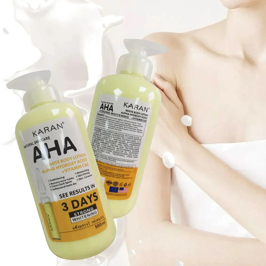 Crème éclaircissante pour le corps F 500 ml, acides hydroxy, vitamines C et E, lotion hydratante et éclaircissante pour le corps, soin de la peau, élimine les marques d'acné