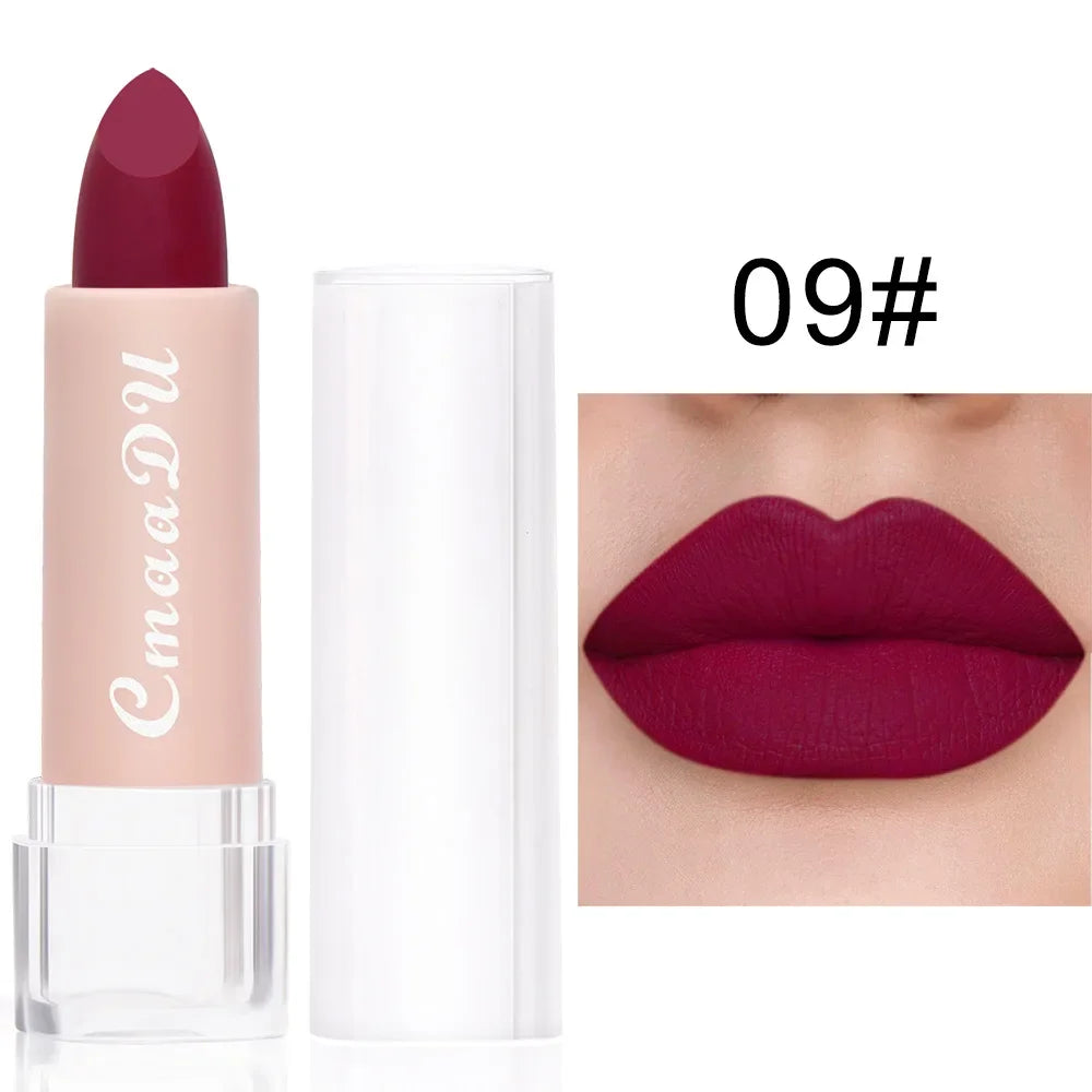 E Rouge à lèvres WS 15 couleurs, maquillage pour les lèvres, sexy, velours mat, longue tenue, imperméable, antiadhésif, cosmétique pour les lèvres