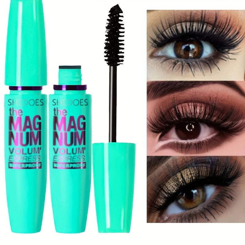 E Mascara WS 4Black, épaississant, allongeant, recourbant, mascara à fibres liquides waterproof