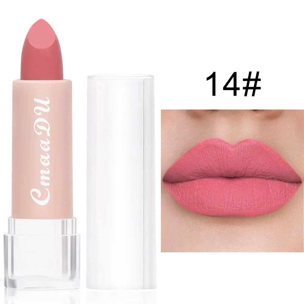 E Rouge à lèvres WS 15 couleurs, maquillage pour les lèvres, sexy, velours mat, longue tenue, imperméable, antiadhésif, cosmétique pour les lèvres