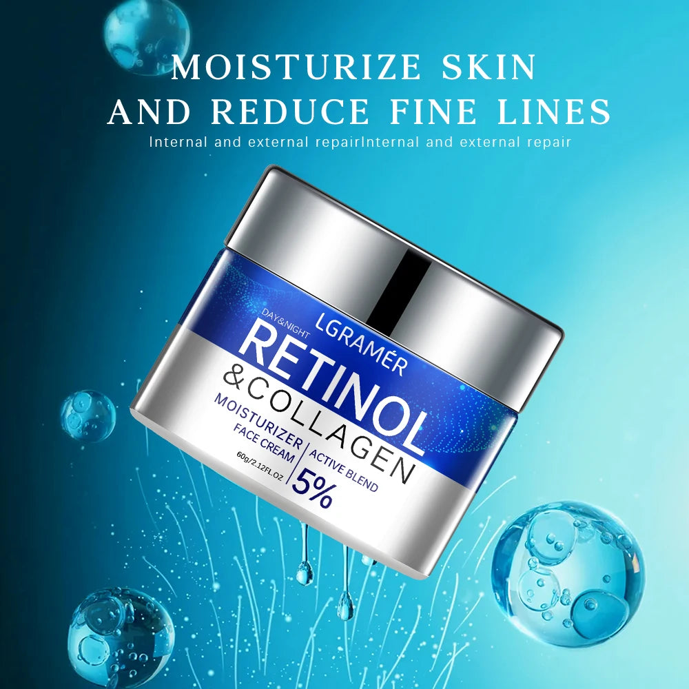Crème anti-rides au rétinol F, anti-âge, raffermissante, liftante, estompe les ridules, blanchissante, hydratante, éclaircissante, soin de la peau, cosmétique