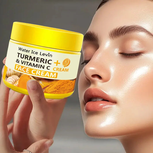 Crème anti-âge au curcuma et à la vitamine C, hydratante, anti-rides, collagène et acide hyaluronique, soins de la peau, cosmétiques, 50 g