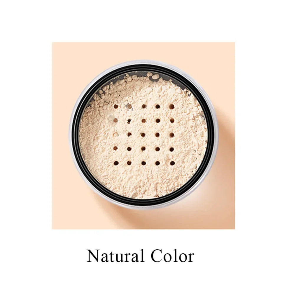 E Poudre libre professionnelle X, contrôle du sébum, anti-transpiration, base mate imperméable, maquillage longue tenue, brume translucide, poudre fixatrice pour le visage