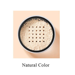 E Poudre libre professionnelle X, contrôle du sébum, anti-transpiration, base mate imperméable, maquillage longue tenue, brume translucide, poudre fixatrice pour le visage