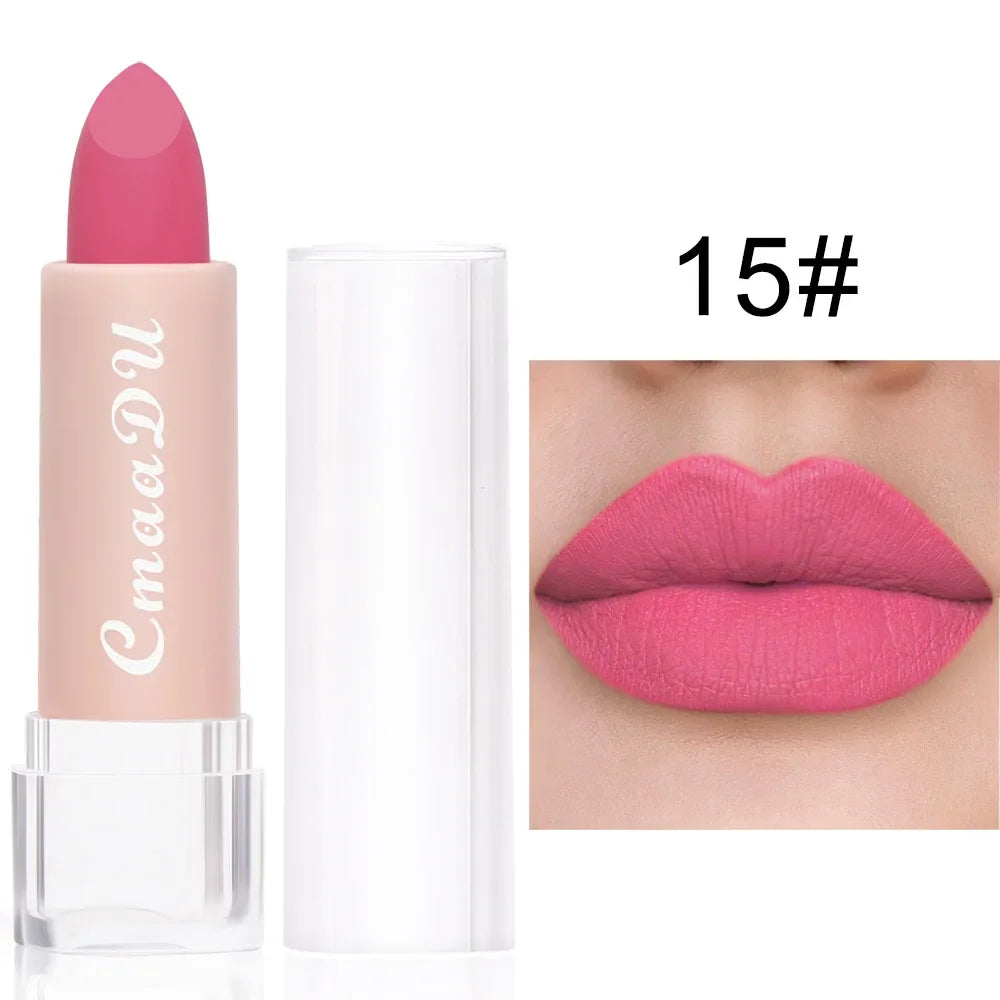 E Rouge à lèvres WS 15 couleurs, maquillage pour les lèvres, sexy, velours mat, longue tenue, imperméable, antiadhésif, cosmétique pour les lèvres