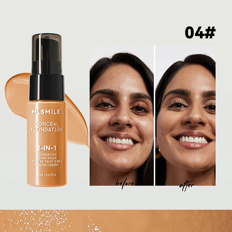 Fond de teint X OFace Matte BBream, anti-cernes longue tenue, imperméable, liquide, couvrance totale, base mate, maquillage professionnel