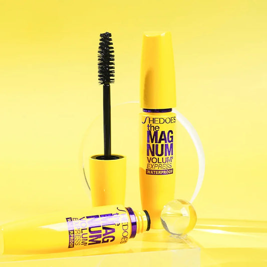 E Mascara WS 4Black, épaississant, allongeant, recourbant, mascara à fibres liquides waterproof