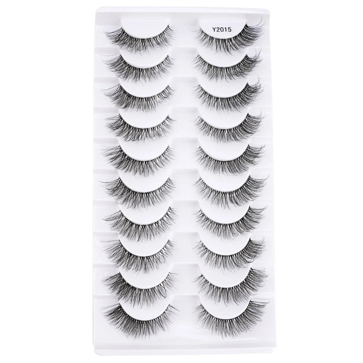 E Faux Cils ToWWX Faux Cils 3/10 Paires Naturel Long Vison Cils Bande Faux Cils Spectaculaires Yeux Complets Extension de Cils Maquillage