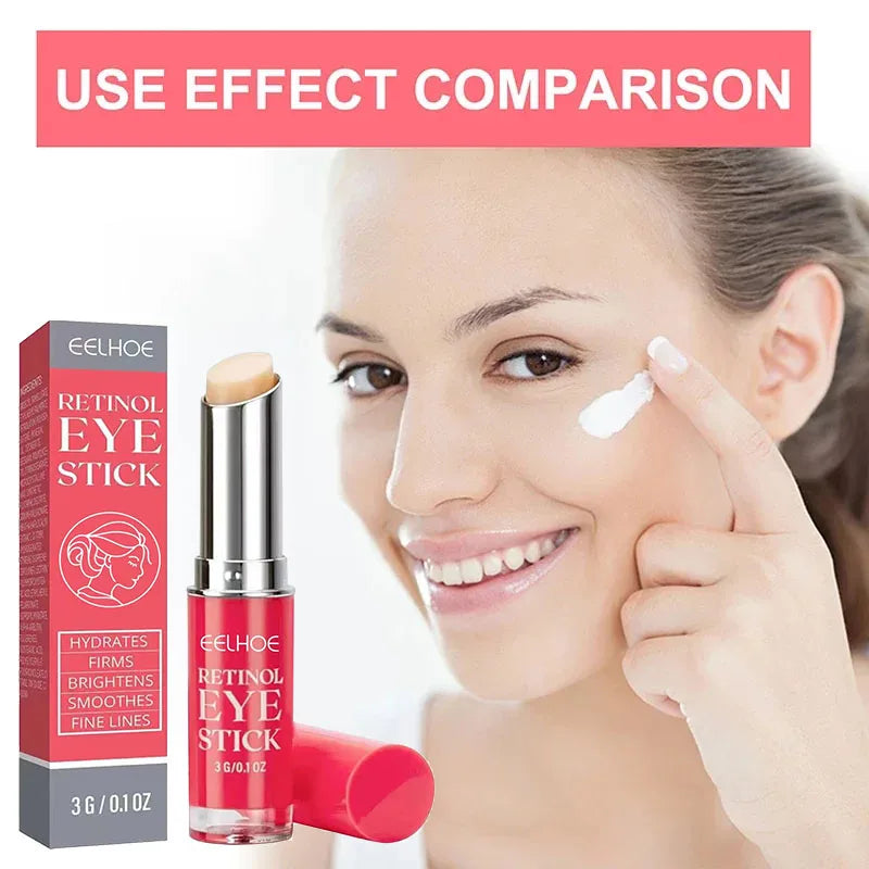 Crème contour des yeux anti-rides au rétinol, élimine les poches et les cernes, anti-âge, lifte, raffermit, blanchit, hydrate et illumine la peau.