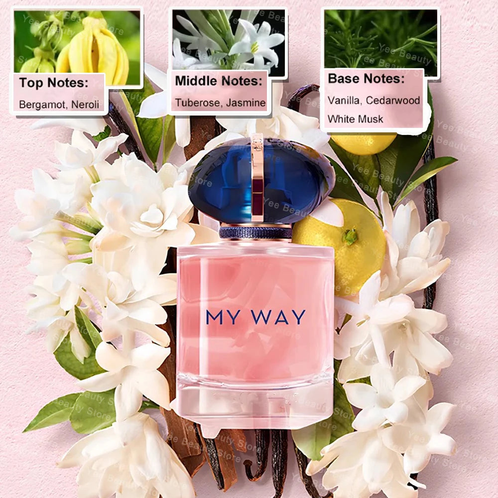 B Parfum pour femme Parfum floral Cadeau Parfum Phéromone Cologne Spray Parfum naturel longue durée Édition Eau de parfum Femme