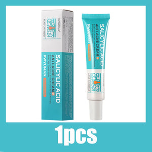 Crème anti-acné à l'acide salicylique F W, réparation anti-acné, rougeurs, boutons, nettoyage en profondeur, contrôle du sébum, soins hydratants pour la peau