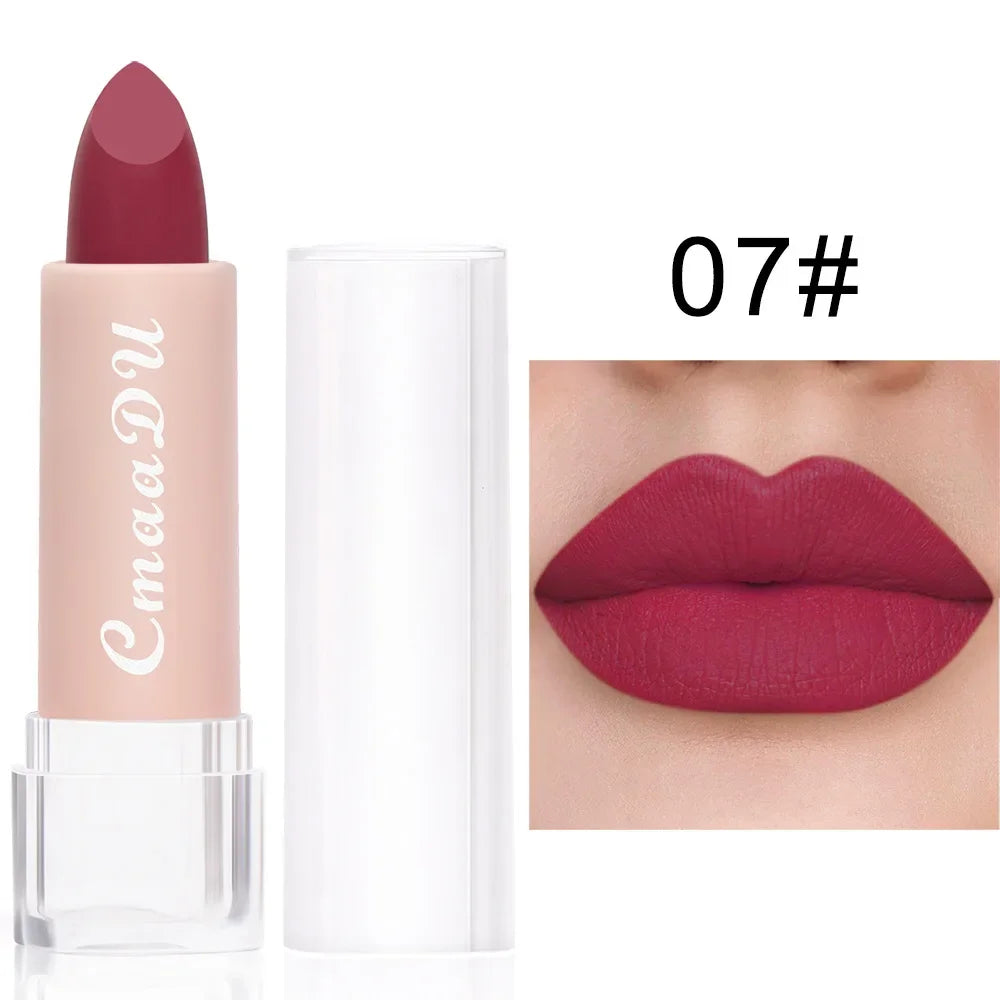 E Rouge à lèvres WS 15 couleurs, maquillage pour les lèvres, sexy, velours mat, longue tenue, imperméable, antiadhésif, cosmétique pour les lèvres