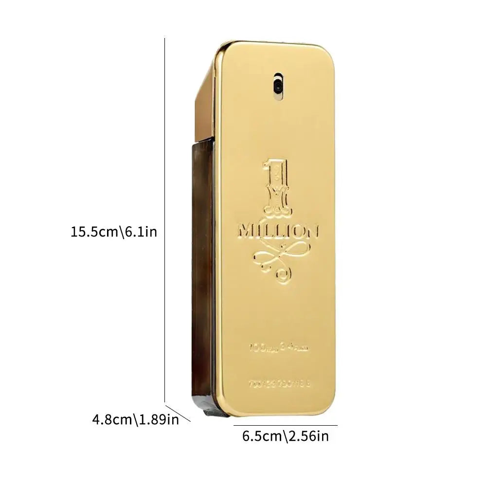 B Golden Millionaire Parfum Boisé Cuir Note Charmant Parfum Homme  Fragrance 100ml