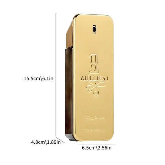 B Golden Millionaire Parfum Boisé Cuir Note Charmant Parfum Homme  Fragrance 100ml