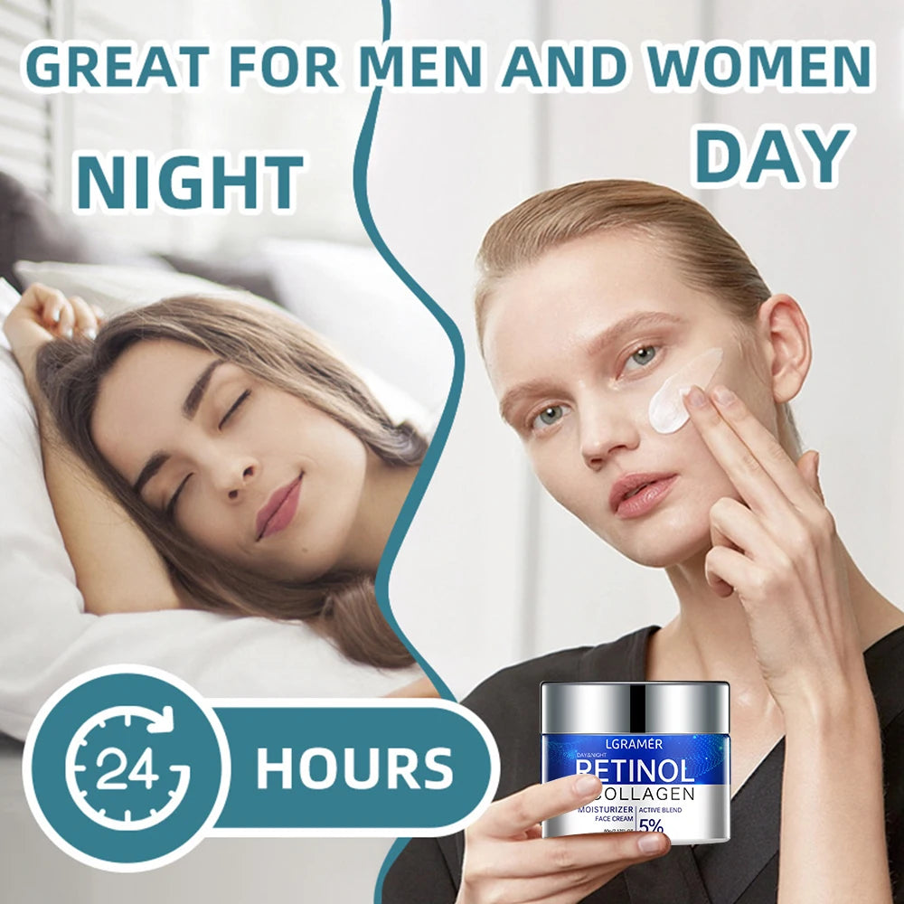 Crème anti-rides au rétinol F, anti-âge, raffermissante, liftante, estompe les ridules, blanchissante, hydratante, éclaircissante, soin de la peau, cosmétique