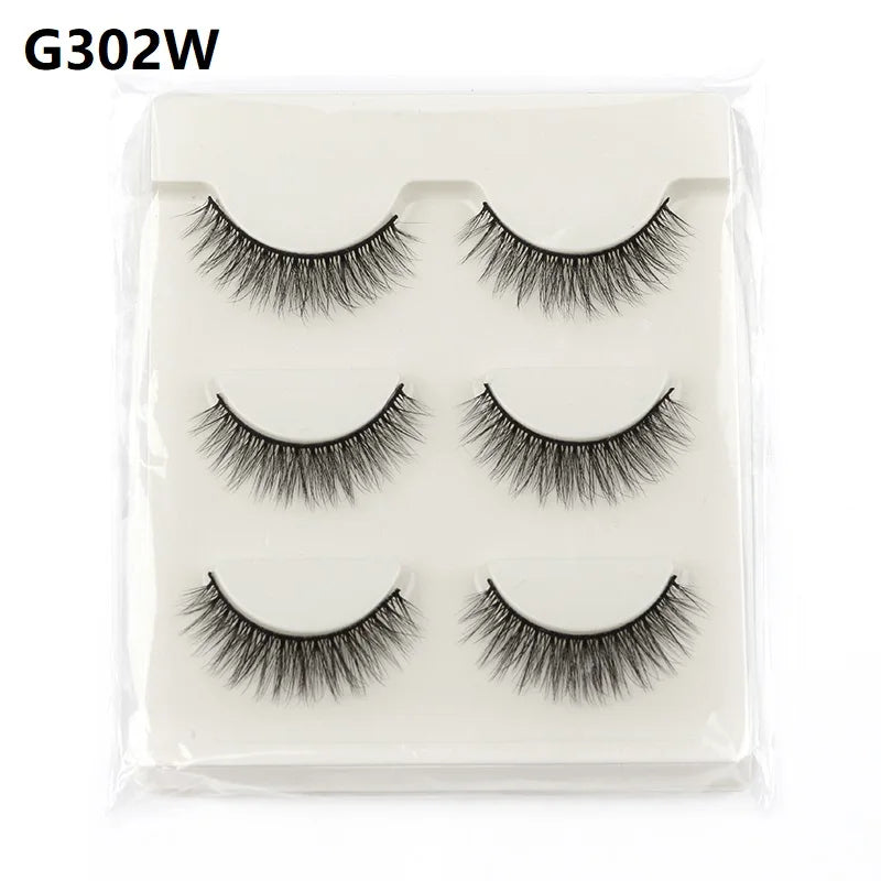 E Faux Cils ToWWX Faux Cils 3/10 Paires Naturel Long Vison Cils Bande Faux Cils Spectaculaires Yeux Complets Extension de Cils Maquillage