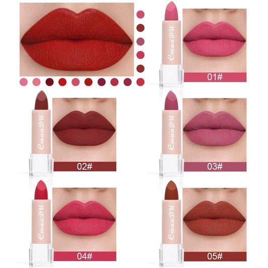 E Rouge à lèvres WS 15 couleurs, maquillage pour les lèvres, sexy, velours mat, longue tenue, imperméable, antiadhésif, cosmétique pour les lèvres