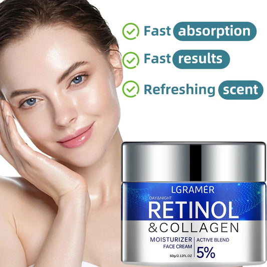 Crème anti-rides au rétinol F, anti-âge, raffermissante, liftante, estompe les ridules, blanchissante, hydratante, éclaircissante, soin de la peau, cosmétique