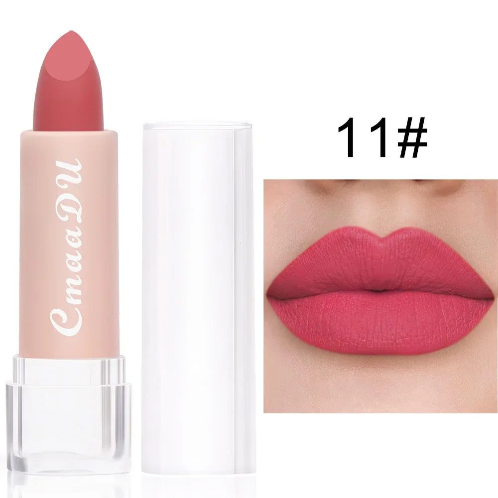E Rouge à lèvres WS 15 couleurs, maquillage pour les lèvres, sexy, velours mat, longue tenue, imperméable, antiadhésif, cosmétique pour les lèvres