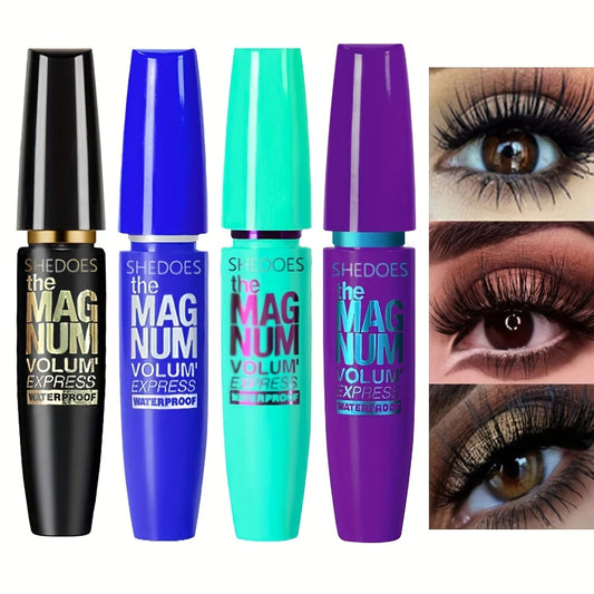 E Mascara WS 4Black, épaississant, allongeant, recourbant, mascara à fibres liquides waterproof