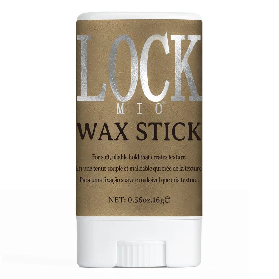 XXX LOCKMIO Bâton de cire capillaire pour femmes et enfants Pommade longue tenue Contrôle les frisottis cassés Cire coiffante pour perruques naturelles