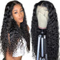 A  Cheveux humains avec petits cheveux bouclés et cheveux longs