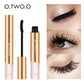E O.TWO.O Mascara 3D Allongement Cils Noirs Extension Cils Pinceau Beauté Maquillage Mascara Longue Tenue Couleur Or