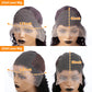 A Perruque Brésilienne Naturelle Bouclée pour Femme, Cheveux Humains, Deep Wave, 13x4, 13x6, Transparent HD