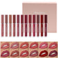 E Coffret de 6 rouges à lèvres mats WS, brillant à lèvres lisse et durable, imperméable et hydratant, coffret cadeau de vacances