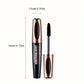 E Mascara WS 4D Lash Cils noirs Waterproof et anti-bavures Longue tenue Sans desquamation Naturel Sans paquets, Exquis toute la journée