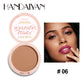 E Poudre compacte mate pour le visage, 8 couleurs, contrôle du sébum pendant 24 heures, fond de teint naturel, couvrance totale, maquillage longue durée et imperméable