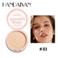 E Poudre compacte mate pour le visage, 8 couleurs, contrôle du sébum pendant 24 heures, fond de teint naturel, couvrance totale, maquillage longue durée et imperméable