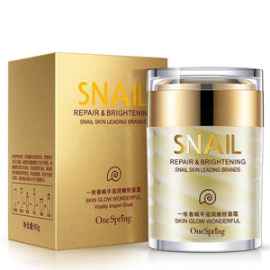 Crème d'escargot W Skincare, crème au collagène, anti-âge, éclaircit la peau, crème pour le visage, atténue les cernes, élimine les poches sous les yeux, sérum pour les yeux