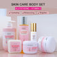Coffret de soins éclaircissants F AILKE, au glutathion et à la vitamine C, pour une peau plus lumineuse et plus lisse, réduit les taches brunes, nettoie la peau et hydrate.