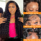 A Perruque Brésilienne Naturelle Bouclée pour Femme, Cheveux Humains, Deep Wave, 13x4, 13x6, Transparent HD