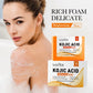 D SADOER Savon visage à l'acide kojique Mousse nettoyante visage Nettoyant visage Hydratant Contrôle du sébum Bain corporel Savon artisanal