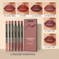 E Coffret crayon à lèvres waterproof WS Rozza, crayon à lèvres léger et précis avec une texture ultra douce et estompable, mat et doux