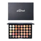 E POPFEEL Palette de fards à paupières 40 couleurs Longue tenue Maquillage facile Palette de fards à paupières marron, Palette de fards à paupières rose
