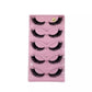 E Lot de 5 paires de faux cils œil de chat, extensions de cils allongées, vente en gros