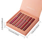 E Coffret de 6 rouges à lèvres mats WS, brillant à lèvres lisse et durable, imperméable et hydratant, coffret cadeau de vacances