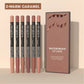 E Coffret crayon à lèvres waterproof WS Rozza, crayon à lèvres léger et précis avec une texture ultra douce et estompable, mat et doux